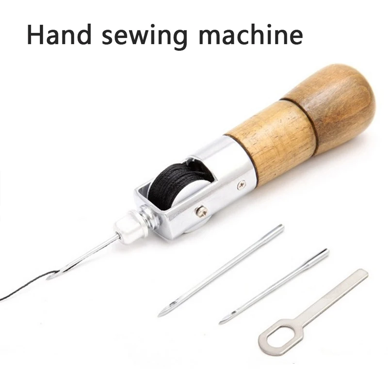 

Leather Lock Stitching Sewing Awl Leather Hand Stitcher Thread Needles Kit For Fabric Craft Stitch Leather Fabric Leather Tools