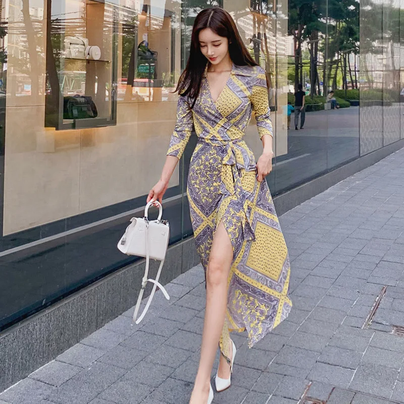 2021 Plus Size Print Summer Dress Evening Long Vintage Dress Party Oversize Short Sleeve Beach Women Dresses Robe Vestido Prom