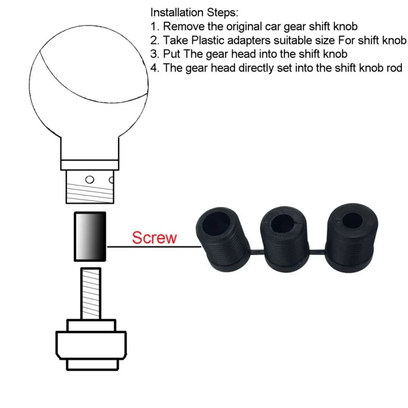Ручка переключения передач в форме пули ручка из алюминиевого сплава подходит