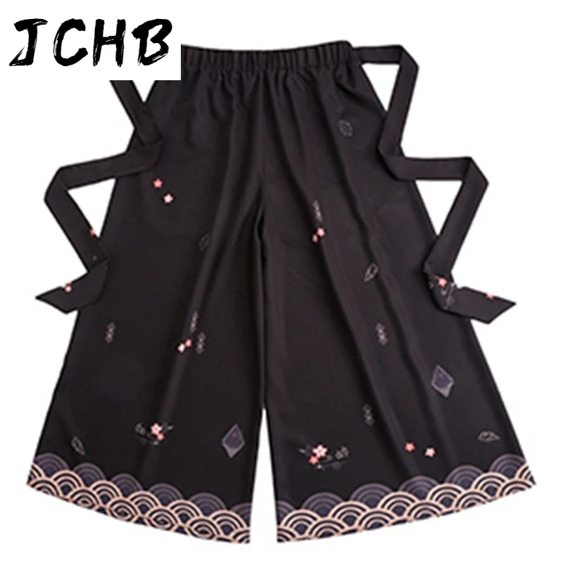 

2021 Meet Inari God Haori, a Versatile Match for Men and Women, New Spring and Summer Chiffon Loose Shorts, Printed Trousers and