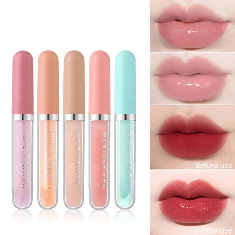 

2ml Liquid Lipstick Matte Lip Gloss Cosmetic Lip Glaze Long Lasting Lip Tint Waterproof Lips Cosmetics 12 Colors
