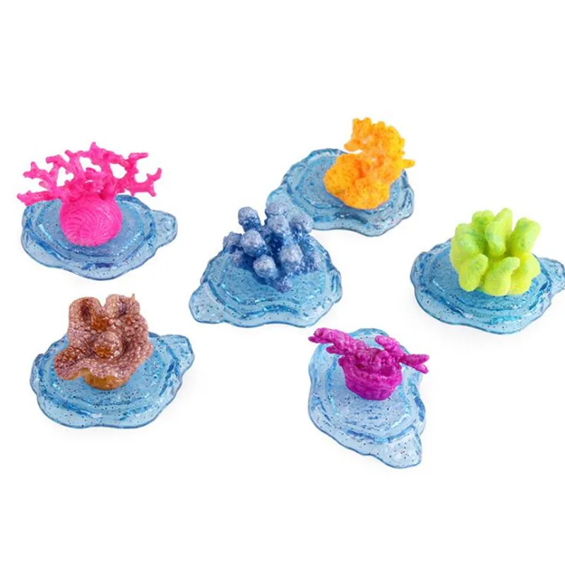 Поглощение воды коралловые игрушки детская волшебная игрушка растущая в воде