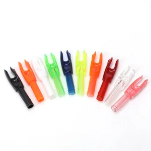 50pcslot 10Color ID 4.2mm Archery Carbon Fiberglass Arrow Nocks Internal For shaft Free Shipping