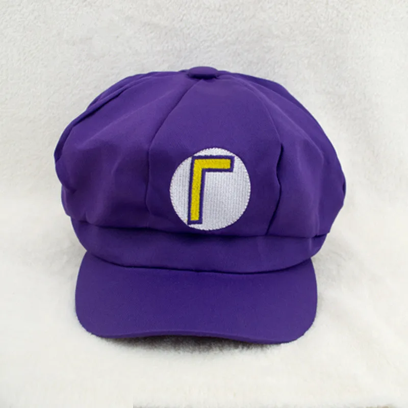 

Classic Cosplay Props Hats Bros Dome Cotton Caps Boys Girls Baseball Cap Kids Adult Accessories New