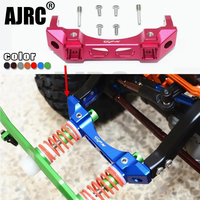 

For Trax Trx-4 82056-4 Trx4 Defender Defender Front Bumper Bracket Front Crash Beam Base Aluminum Alloy Front Pump Handle