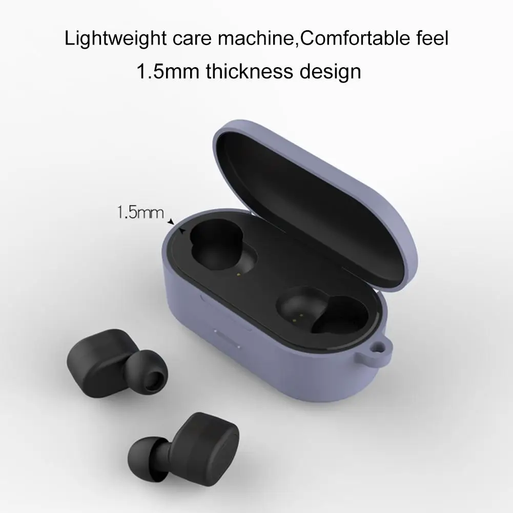 Беспроводной bluetooth гарнитура силиконовый чехол для QCY T1S защита от падения