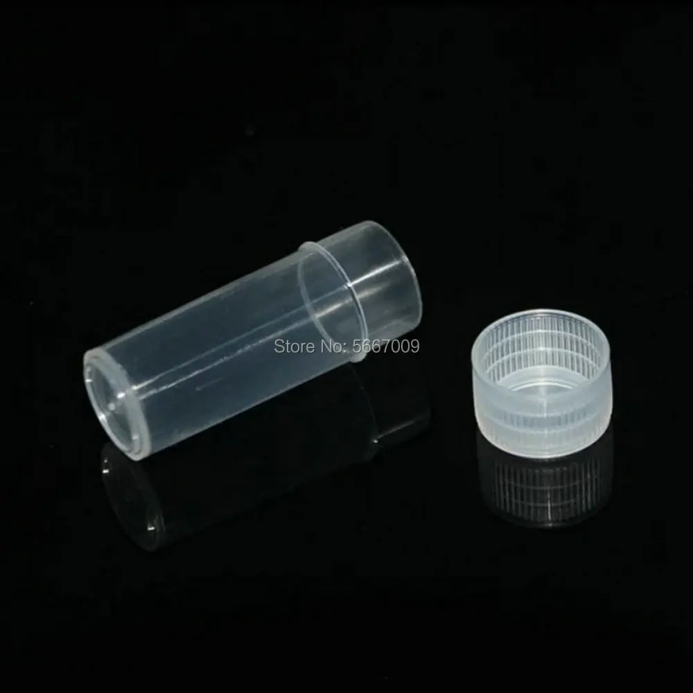 500Pcs Lab Plastic 5ml Sample Bottle Small Vial Medicine Pill Powder Capsule Storage Container | Laboratory