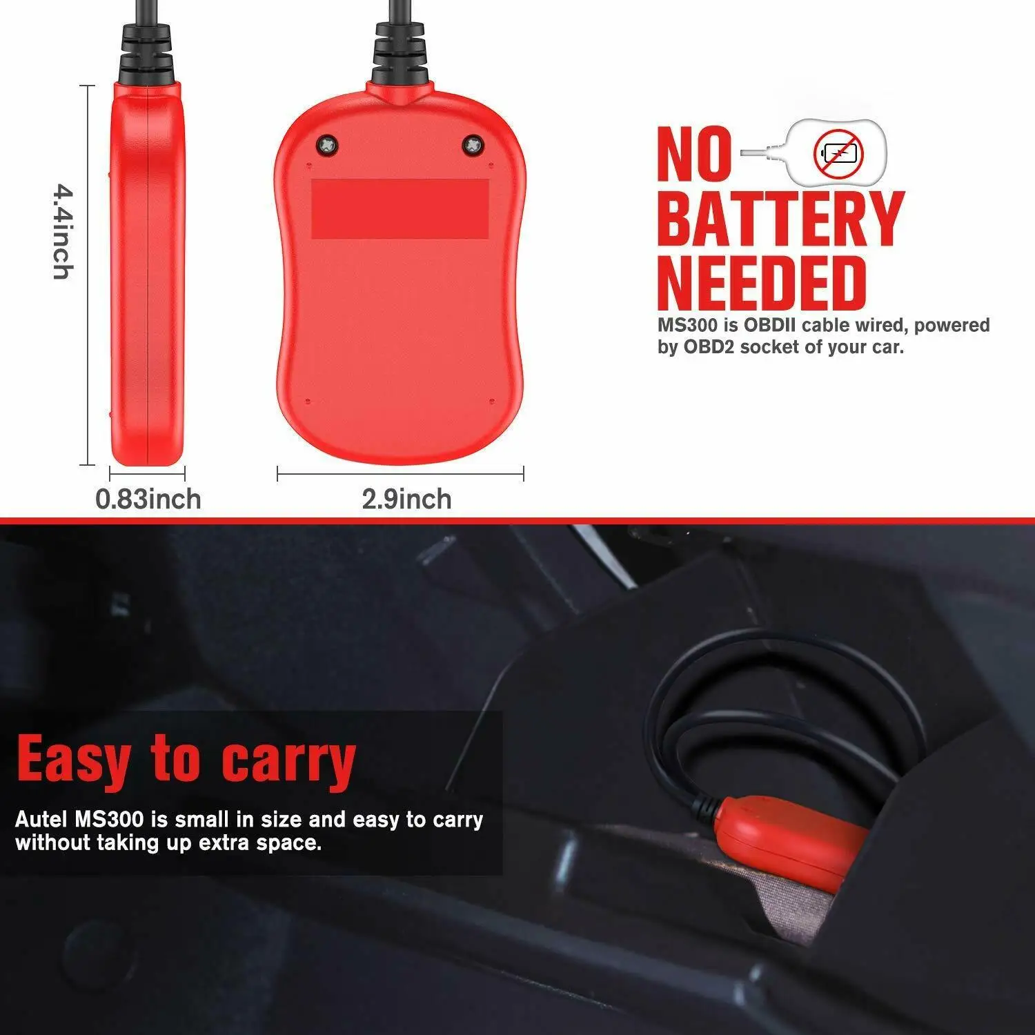 Autel MaxiScan MS300 OBD2 сканер диагностический Ferramentas Automotivas Para Carros|Диагностические