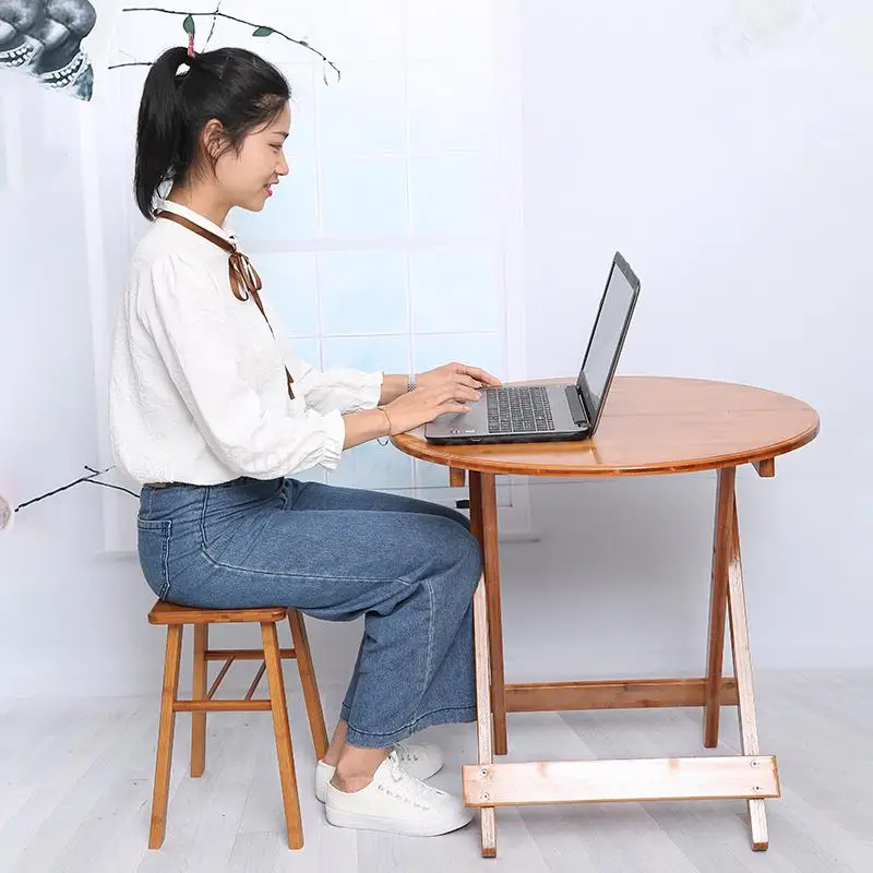 Простой стол семейный складной общежитие столовая арендная комната портативная