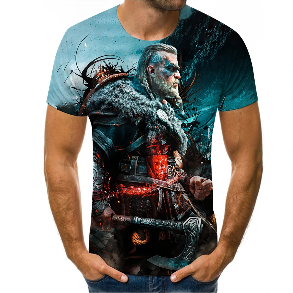 

Funny Character 3D Print T-shirt Men 2021 Summer New O Neck Short Sleeve Tees Tops 3D Cartoons Style Male Clothes Men T-shirts