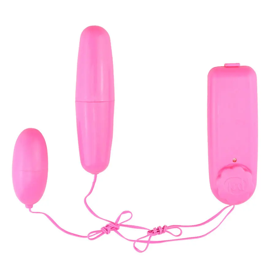 Проводной вибрирующий двойной вибратор для яиц G-Spot Bullet Стимулятор клитора