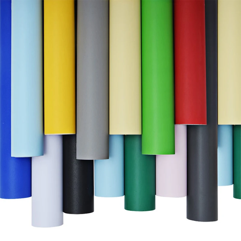 Матовый Твердый Цвет обои самоклеящиеся Водонепроницаемый Спальня ремонт