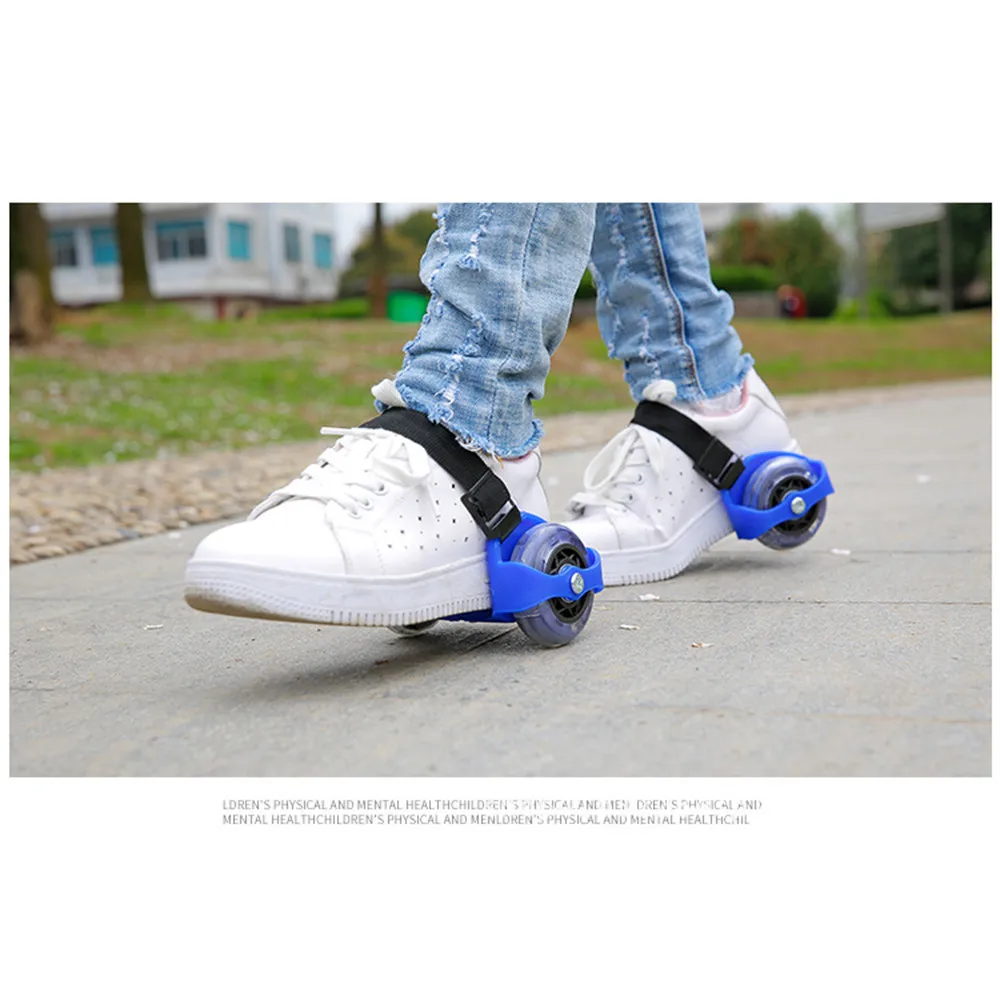 Мигающий Ролик Вихрь шкив колеса Heelys регулируемые светящиеся катания детей колеса пятки роликовые коньки обувь для детей