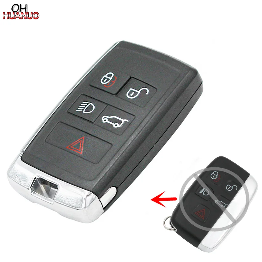 5 кнопок модифицированный умный дистанционный ключ брелок от машины оболочки для