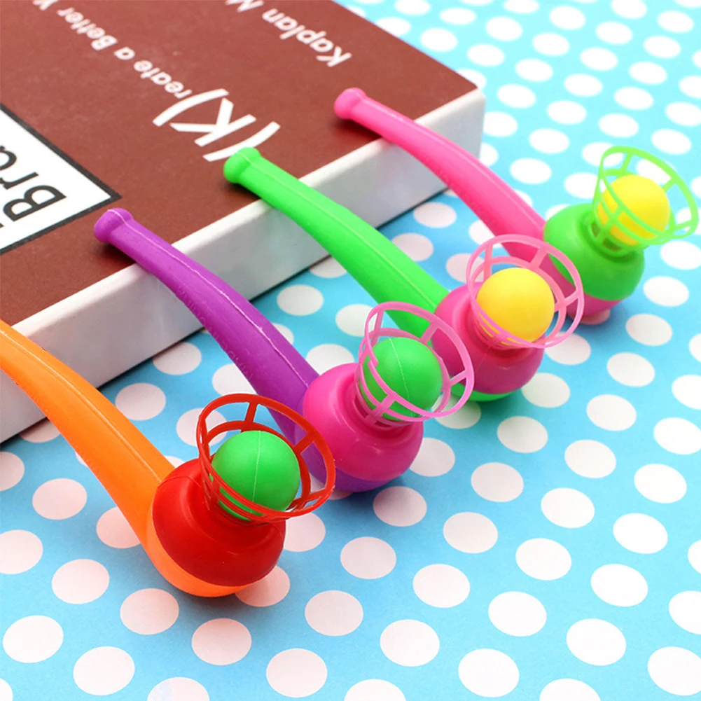 

Pipe Party Games Floating Children Kids Air Suspension Toy Blow Balls