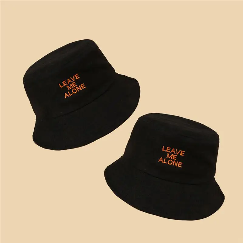 

2021 Four Seasons Letter Embroidery Cotton Bucket Hat Fisherman Hat Outdoor Travel Sun Cap for Men and Women 189