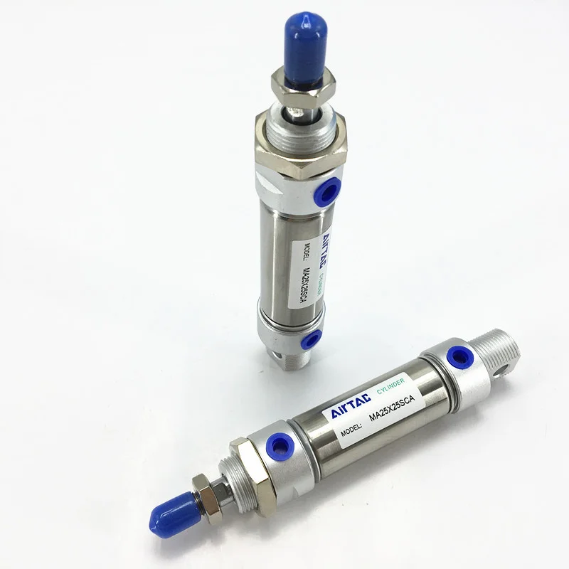 MA25X10SCA MA25X25SCA MA25X50SCA MA25X75SCA AIRTAC мини-цилиндр воздуха из нержавеющей стали пневматический компонент MA series