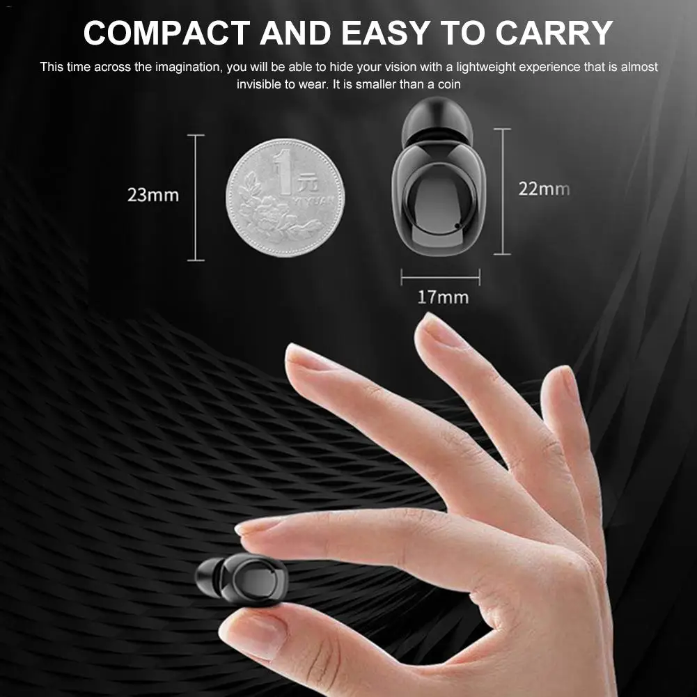 XG23 TWS беспроводные Bluetooth наушники с светодиодный дисплей зарядная коробка 6D