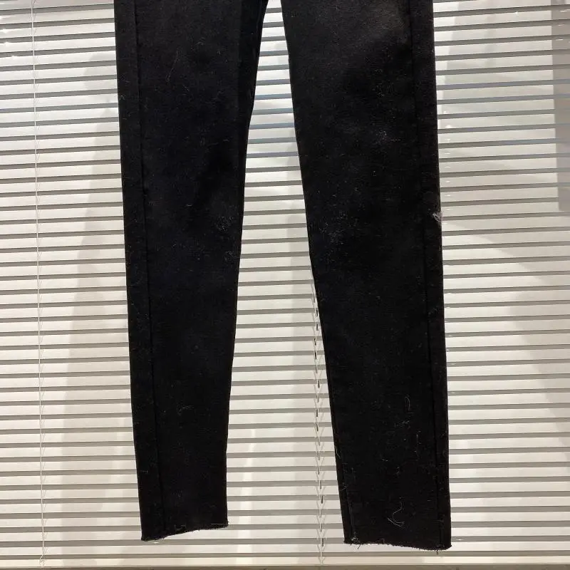 

2021 Spring Autumn New Denim Pants Pantalon Pour Femme Diamond Beaded High Waist Pencil Jeans Women's Pants Vaqueros Trousers