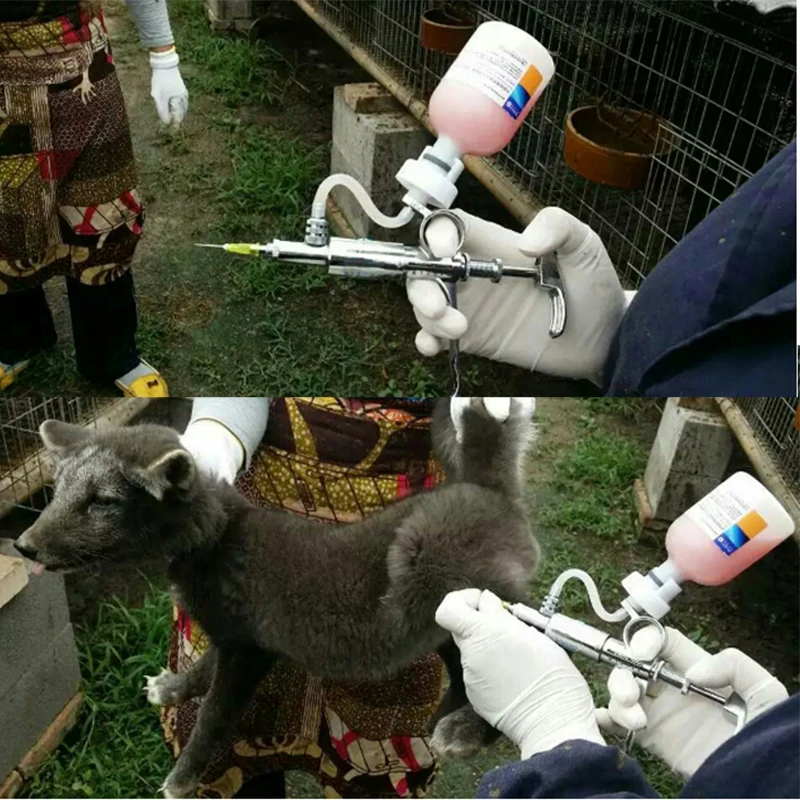 Автоматический шприц для разведения животных непрерывное ветеринарное