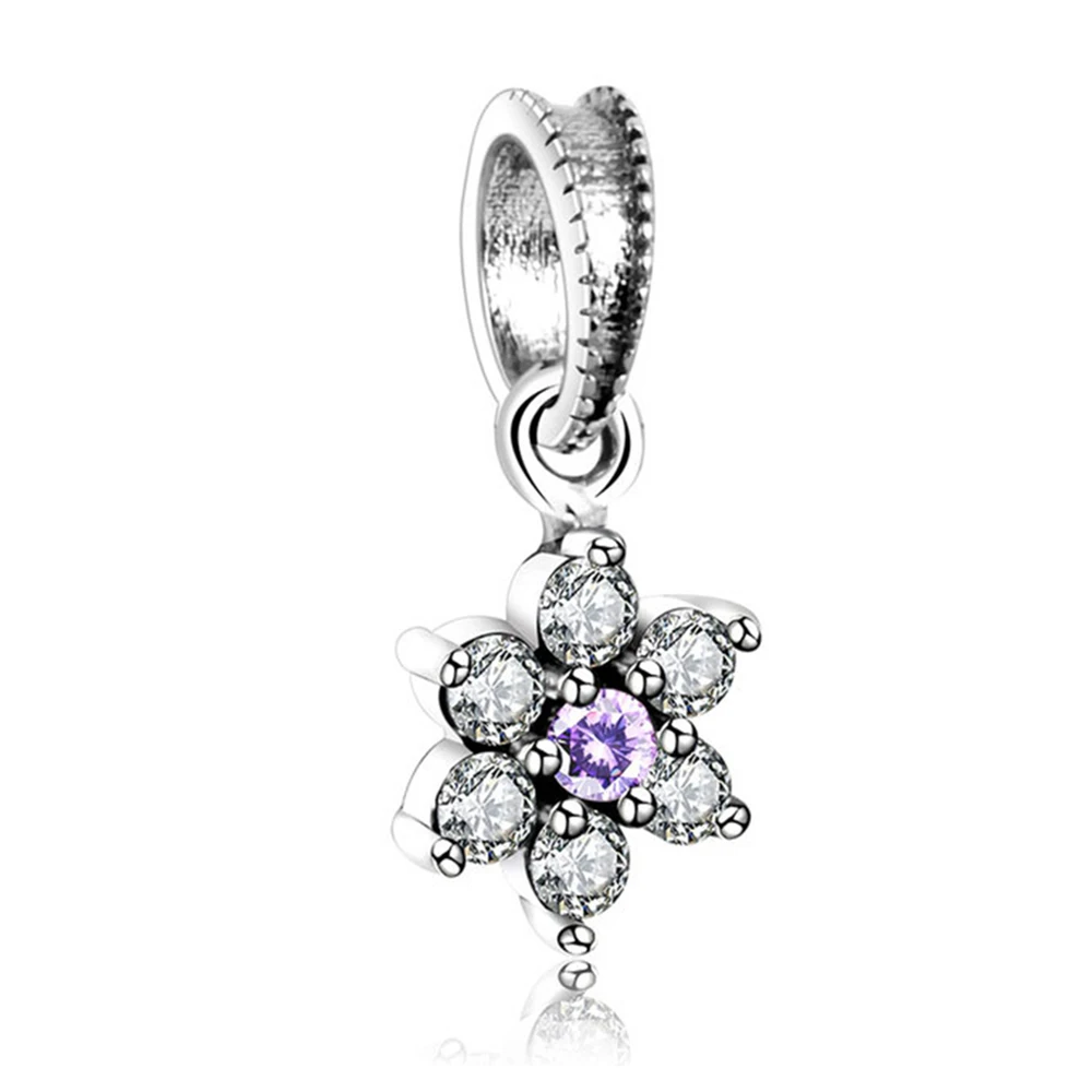 Женский браслет из серебра 925 пробы с подвеской и надписью безо мной|pandora charm