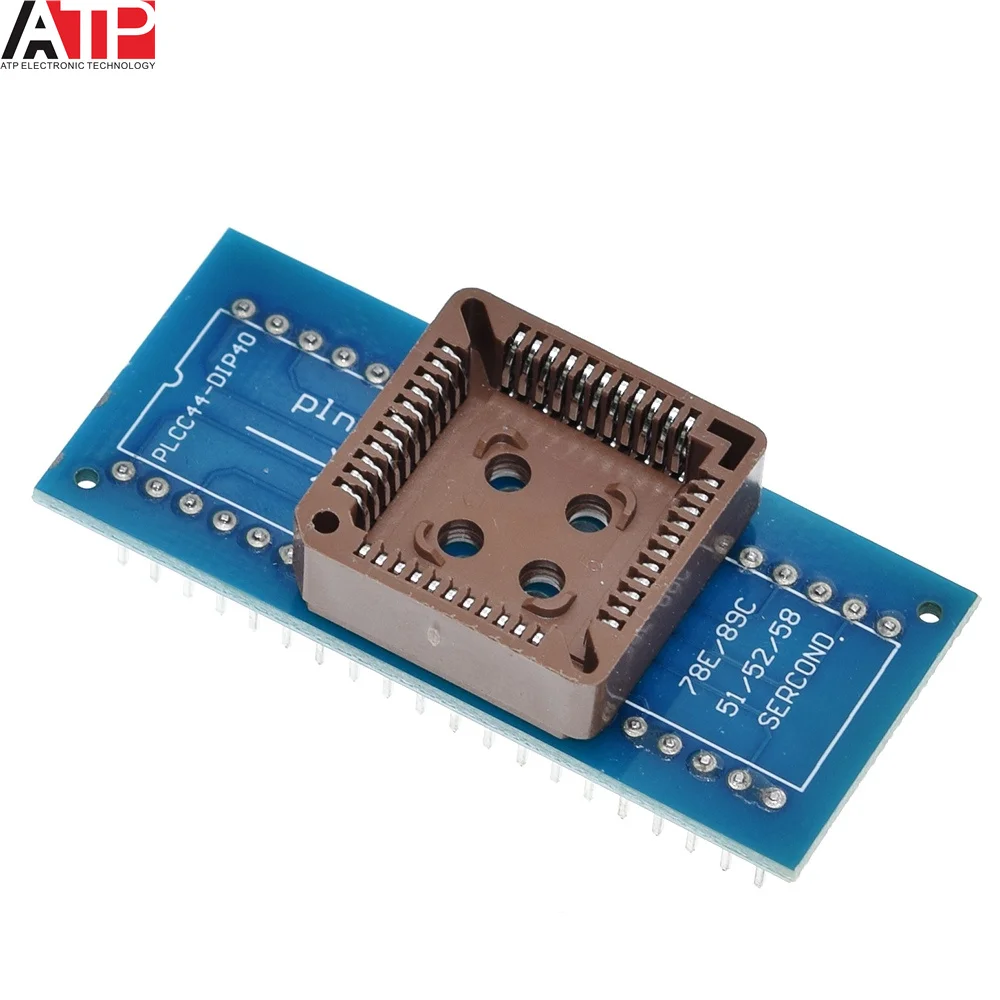 Универсальный USB-программатор PLCC20 PLCC28 PLCC32 PLCC44 на DIP 20 28 32 44 IC-адаптер тестер с