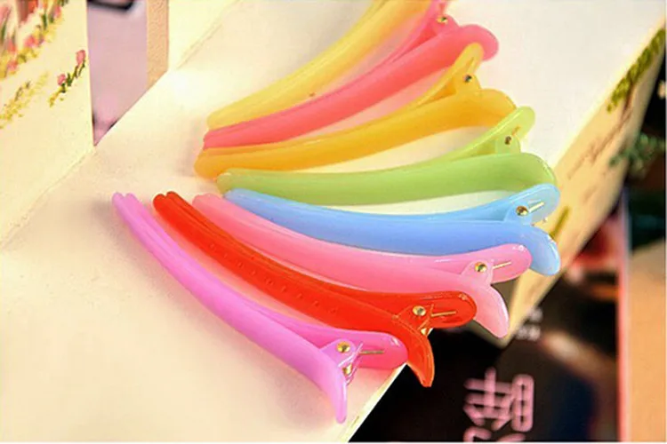 

1/5/10PCS Coloful Hairpins Salon Section Grip Hair Clips Hairdressing Styling Tool Plastic Barrette Braiding Hair Pins