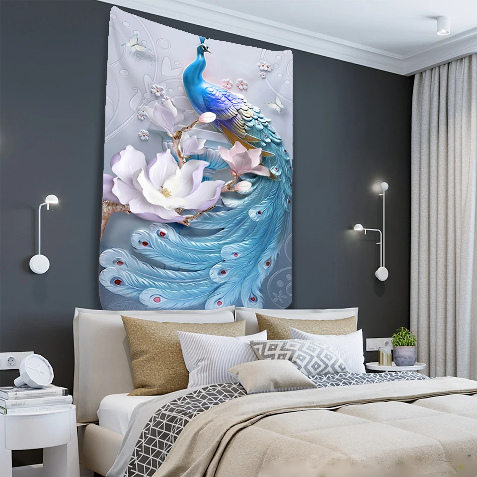 Домашняя гостиная креативное украшение гобелен Фон Ткань Скатерть psychedelic сцена