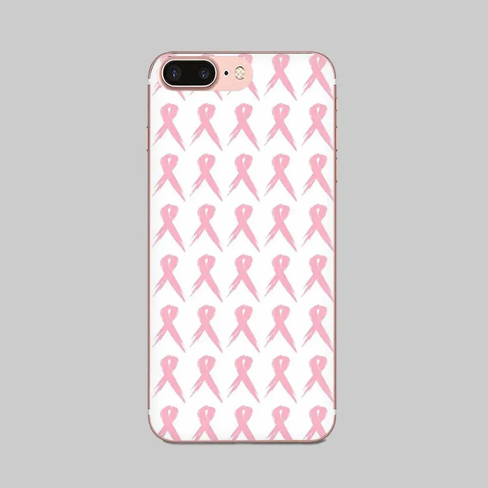 Розовые чехлы на заднюю панель для девочек с раком груди тонкие Чехлы Galaxy Grand A3 A5 A7