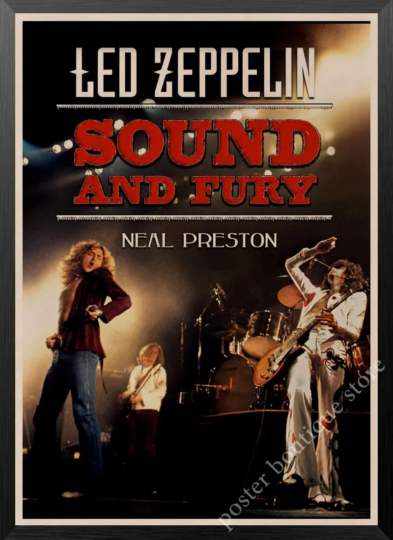 24 Светодиодный плакат Zeppelin Rock Music, Jimmy Page, rober Plant, винтажный домашний декор, настенные наклейки, 9 процентов/5 - Цвет: 24