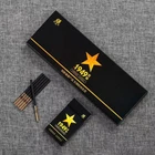 10 упаковок черного дьявола с шоколадным вкусом, без никотина, сигареты, Очищающий чай легких, чтобы бросить курить, Нет Никотина, табачный чай