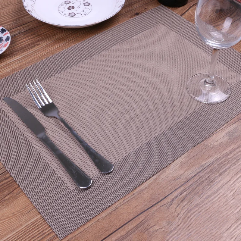Коврик для столовых приборов из ПВХ в Западном ресторанном стиле Не впитывающий