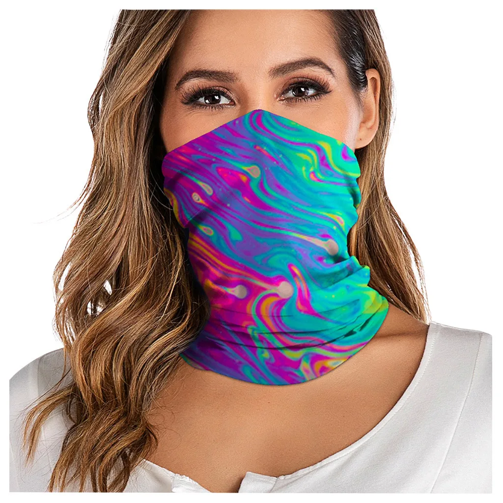 Головной шарф Nisex с цветочным принтом для езды на велосипеде повязка голову шея