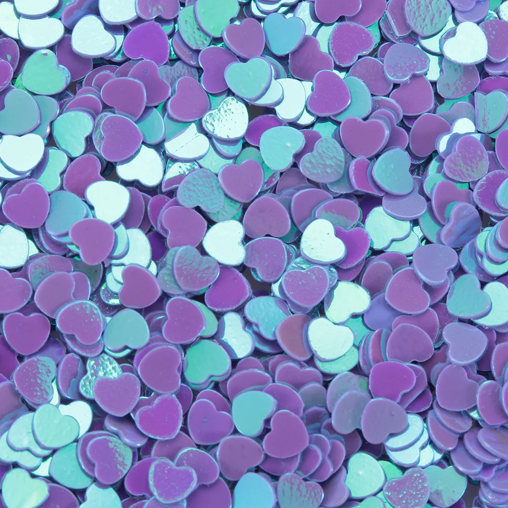 1 мешок 3 мм полимерные наполнители свободное любовное сердце с блестками