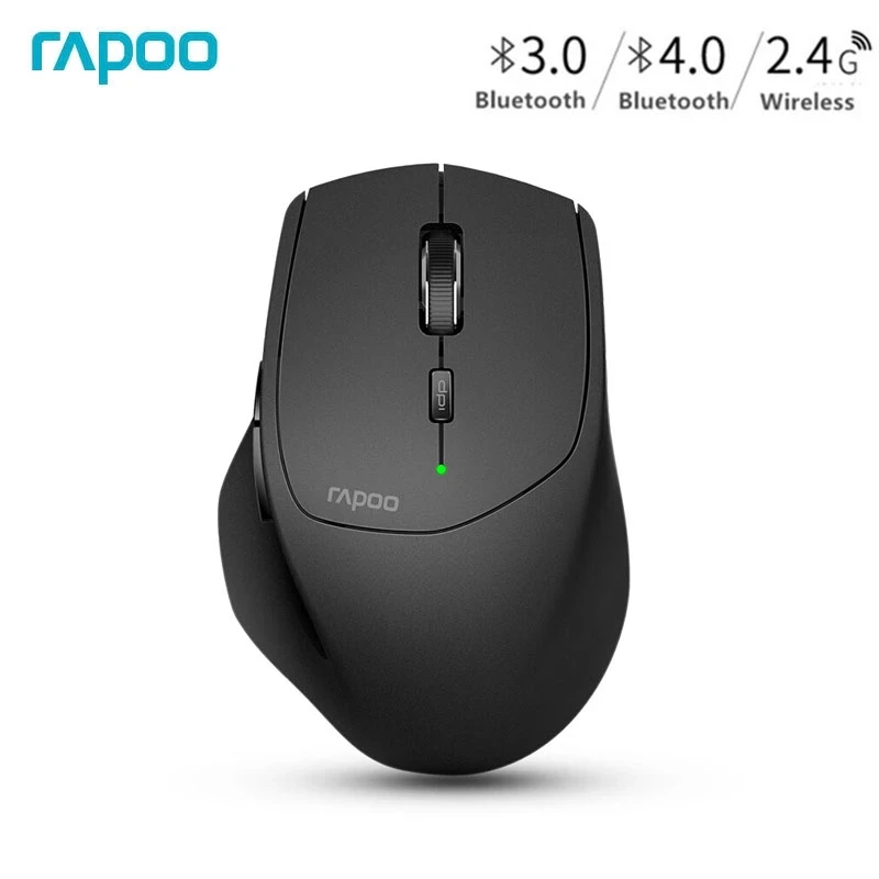 Rapoo MT550G Multi-Mode Wireless Bluetooth Mouse Switch Between Bluetooth 3.0/4.0and 2.4G for Business Office Computer Mouse