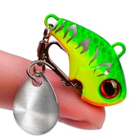 mini long distance casting lure with metal sequins submerged rotating vibrating bionic bait mimic fishing lures