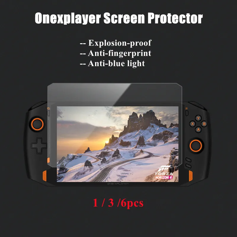 Onexplayer-Protector de pantalla de vidrio templado a prueba de explosiones, pel&iacute;cula protectora de luz azul, pantalla LCD para Onexplayer de 8,4"-0
