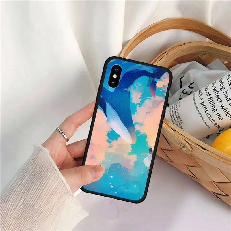 

Ocean World blue whale animal Phone Case for iPhone 11 12 pro XS MAX 8 7 6 6S Plus X 5S SE 2020 XR