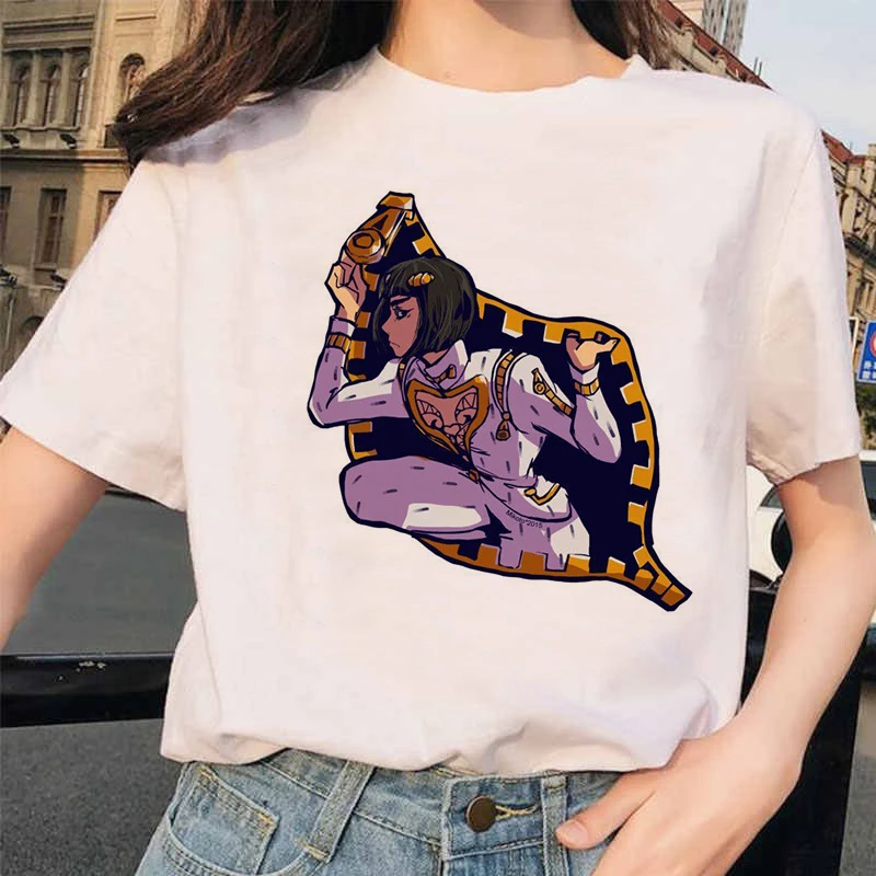 2020 Японские Аниме JoJo странные приключения смешные футболки для мужчин и женщин
