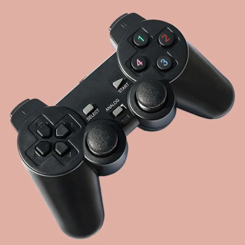 Беспроводной игровой USB контроллер с двойной ручкой джойстик Вибрационный