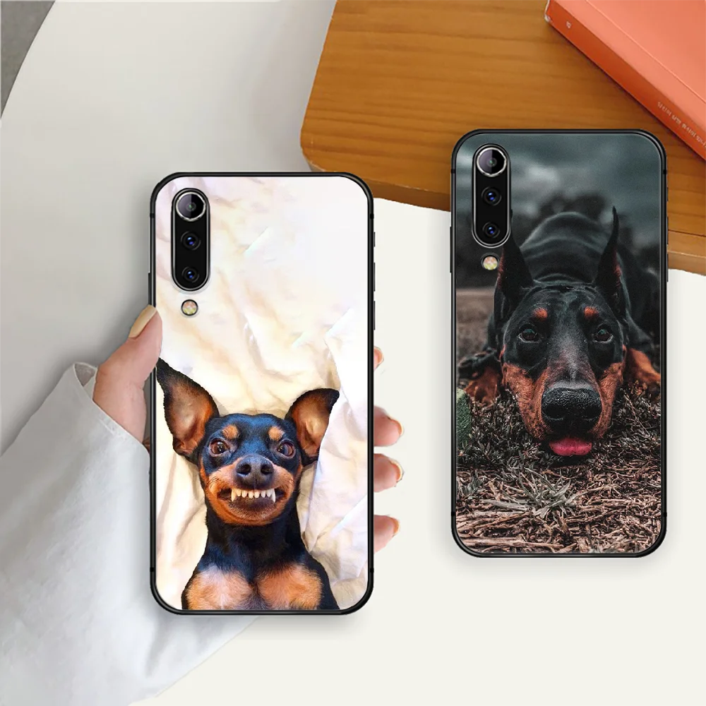 

Dog Dobermann Cool Phone Case Cover For Xiaomi Mi Note A2 A3 8 9 3 9 9T 10 Max Pro Lite Ultra Black Bumper Luxury Soft
