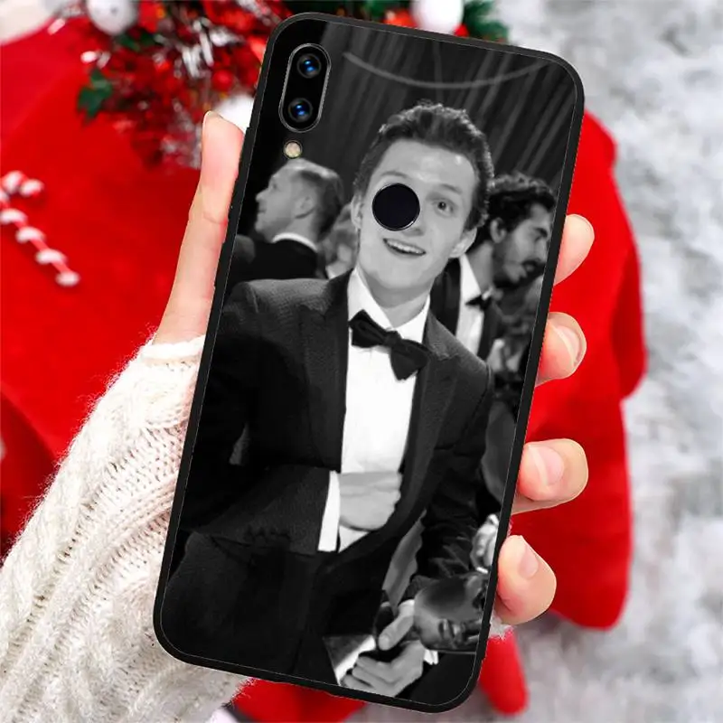 

Tom Holland Handsome actor Phone Case For Xiaomi Redmi note 7 8 9 t k30 max3 9 s 10 pro lite Fall-resistant protective