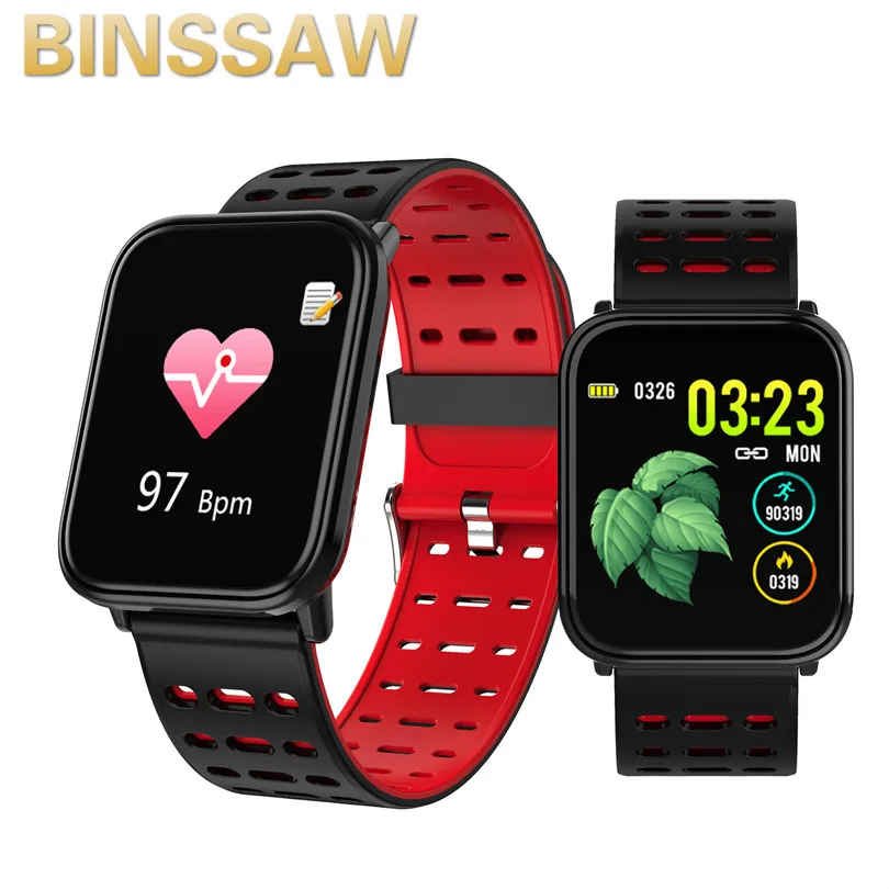 BINSSAW 2019 новые T6 Смарт часы фитнес Треккинговый браслет IP68 Водонепроницаемые для