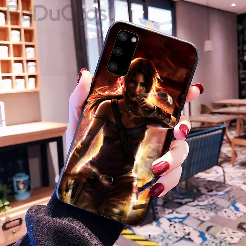 

Tomb Raider Phone Case For Samsung S20 Plus Ultra S6 S7 Edge S8 S9 Plus S10 5G