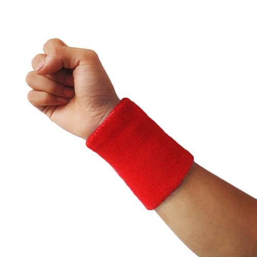 

1Pcs Wrist Sweatband Tennis Sport Wristband Volleyball Gym Wrist Brace Support Sweat Band Towel Bracelet Protector For Outdoor