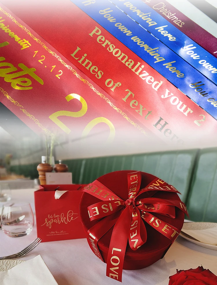 Атласная лента профессиональная Золотая фольга для принтера ширина 80 мм длина 100