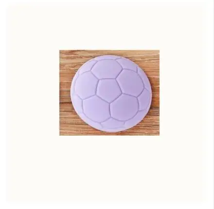 purple football 3 шт./лот, защита для детей, амортизаторы, защитные карты, резиновые дверные стопоры, настенные протекторы, дверные ручки, бамперы - Цвет: purple football