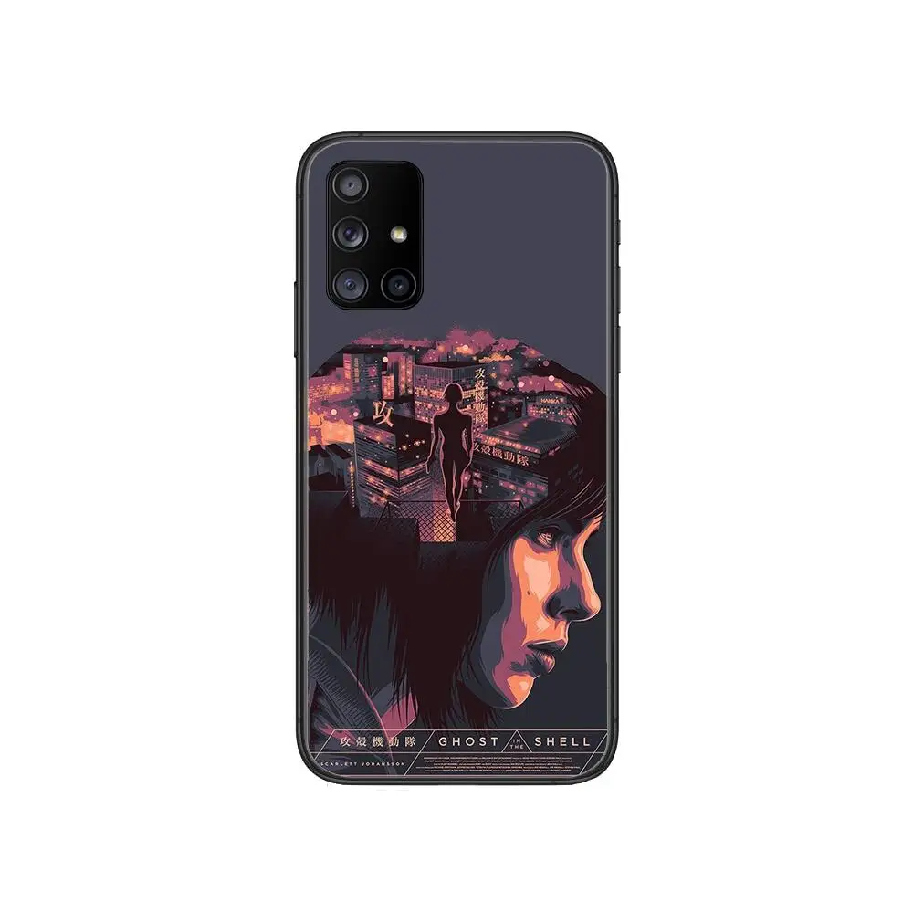 

Anime Ghost In Phone Case Hull For Samsung Galaxy A 50 51 20 71 70 40 30 10 80 E 5G S Black Shell Art Cell Cove