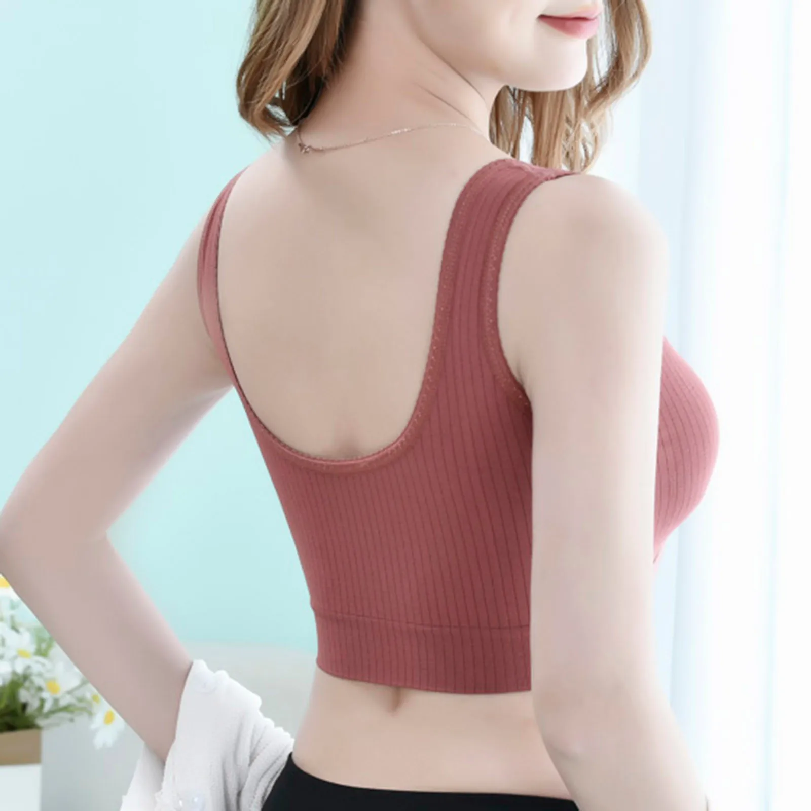 

Women's Solid Color adjust Seamless Breathable Feeding Pajamas Sexy Bra underwear Plus Size Bra For Women Underwear Lace Bras
