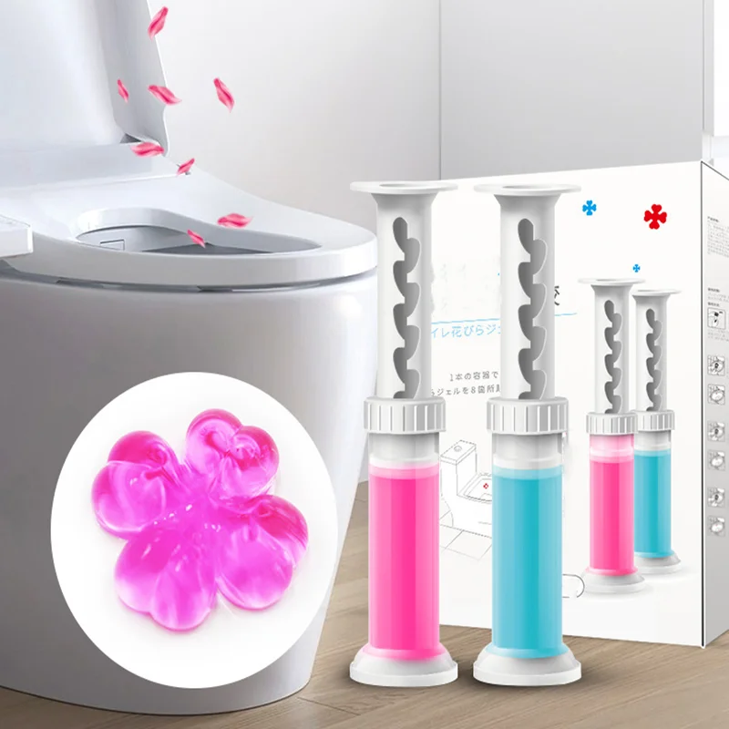 

Natural Aroma Fragrance Flower Gel Cleaner Detergent Toilet Bathroom Aromatic Aromatherapy Freshener
